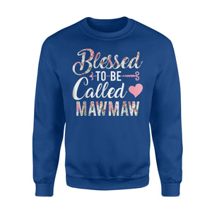 Blessed To Be Called Mawmaw Floral Grandma Sweatshirt