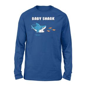 Baby Shark - Shark Family Tee By LD Buzz Long Sleeve T-Shirt