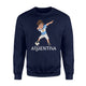 Dabbing Soccer Boy Argentina Jersey  Argentine Football Sweatshirt