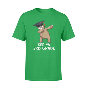Cute Sloth Dabbing See Ya 3rd Grade Graduation T-Shirt
