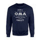 Being A Oma Makes My Life Complete Women Grandma Sweatshirt