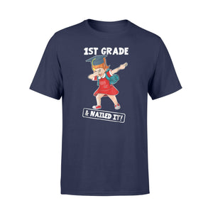 Dabbing Girl Graduation 1st Grade And Nailed It T-Shirt