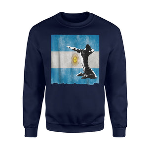 Dabbing Soccer Argentina Jersey Argentinian Football Sweatshirt