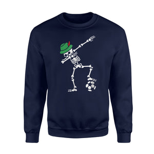 Hilarious Dabbin Skeleton Football Soccer Kids Sweatshirt