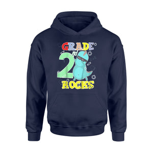 Kids Kid 2nd Grade Rocks Dino Dabbing   Second Graders Gift  Hoodie