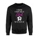 I Know I Play Like A Girl Try To Keep Up Soccer  Fleece Sweatshirt