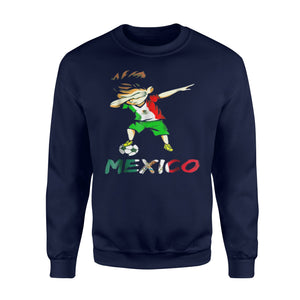 Dabbing Soccer Boy Mexico Jersey  - Mexican Football Sweatshirt