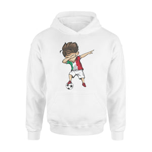 Dabbing Soccer Boy Italy Jersey Italian Football Hoodie