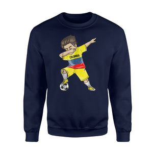 Dabbing Colombian Soccer Boy Colombia Football Sweatshirt