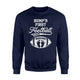 Bump's First Football Rugby Season Pregnant Gift Sweatshirt