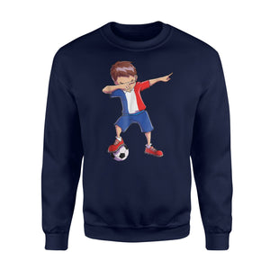 Dabbing Soccer France Boys Men French Football Gifts Sweatshirt