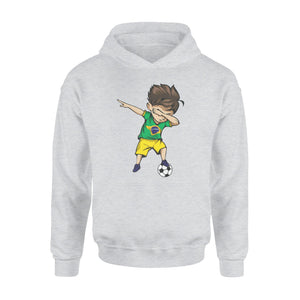 Dabbing Soccer Boy Brazil Jersey Brazilian Football Hoodie