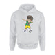 Dabbing Soccer Boy Brazil Jersey Brazilian Football Hoodie
