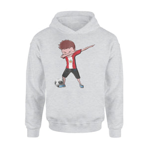 Football Dabbing Boy Peru flag Dab Jersey Hoodie