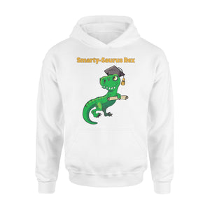 Kids Funny Smarty Saurus Rex Dinosaur Graduation   1st Grade Hoodie