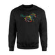 Colorful Running Horse Sweatshirt