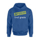 I Survived First Grade Graduation Present Kids  Hoodie