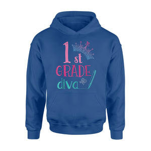 First Grade Diva 1st Queen Students Hoodie