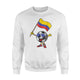 Colombia Soccer Ball Kids Football Jersey Fan Sweatshirt
