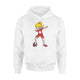 Dabbing Soccer Girl Switzerland Football Hoodie