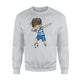 Dabbing Soccer Boy Greece Jersey  - Greek Football Gift Sweatshirt