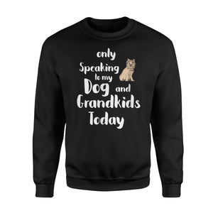 Funny Yorkie Westie Pup Lover For Grandma Or Grandpa Sweatshirt