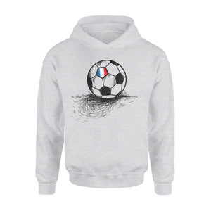 France Soccer Ball Flag Jersey French Football Gift Hoodie