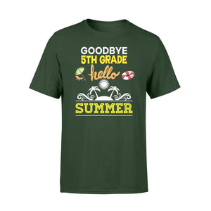 Goodbye 5th Fifth Grade Hello Summer Vacation T-Shirt