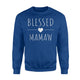 Blessed Mamaw Thanks Giving Christmas Gifts Grandma Sweatshirt