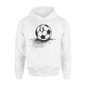 France Soccer Ball Flag Jersey French Football Gift Hoodie