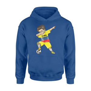 Dabbing Colombian Soccer Boy Colombia Football Hoodie