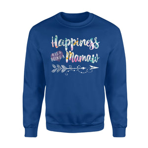 Happiness Is Being A Mamaw Cute Womens Grandma Sweatshirt