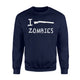 I Shoot Zombies Halloween Sweatshirt