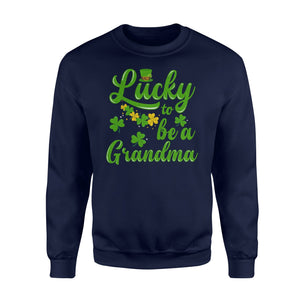 Grandma St Patricks Day - Lucky To Be A Grandma Sweatshirt