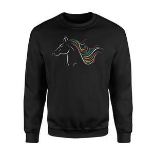Horse Art Equestrian Horse Riding Lover Sweatshirt