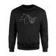 Horse Art Equestrian Horse Riding Lover Sweatshirt