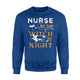 Funny Nurse By Day Witch By Night Halloween Sweatshirt