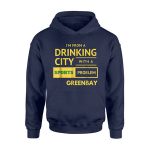 Drinking City Greenbay Wi Football Fan Tailgate Hoodie