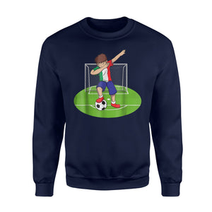 Dabbing Soccer Boy  Italy Italian Football Boys  Sweatshirt