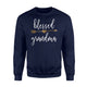 Cute Gold Arrow Blessed Grandma Sweatshirt
