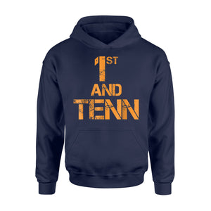 First And Ten Tennessee State Orange Football Fan Hoodie