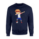 Dabbing Soccer Men France Jersey -French Football  Sweatshirt
