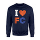 I Love Cincinnati Soccer FC Fleece Sweatshirt