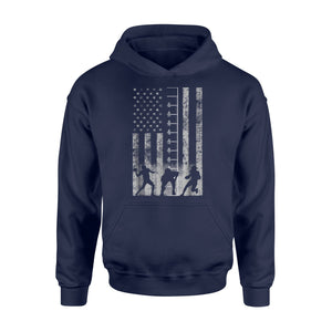 Football Player Flag White Football Flag Hoodie