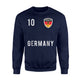 Germany Soccer Fan Jersey Number 10 For Men, Women And Kids Sweatshirt