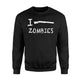 I Shoot Zombies Halloween Sweatshirt