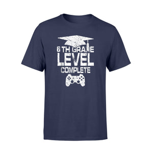 Graduate 6th Grade Level Complete Video Gamer Gift T-Shirt