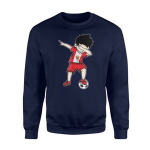 Dabbing Soccer Boy Peru Football Peruvian Gift Sweatshirt