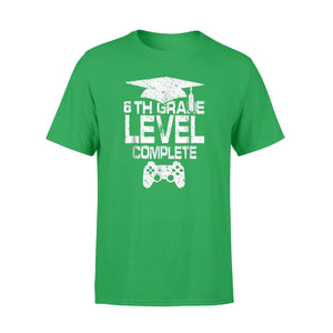 Graduate 6th Grade Level Complete Video Gamer Gift T-Shirt
