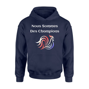 France Football Les Bleus Champions Coupe Du Monde Hoodie